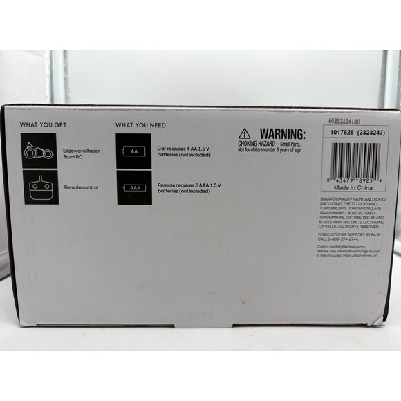 Sharper Image SlideWays Racer Remote Control Hover Drifting RC Car Red Ages 6+ - Picture 7 of 9